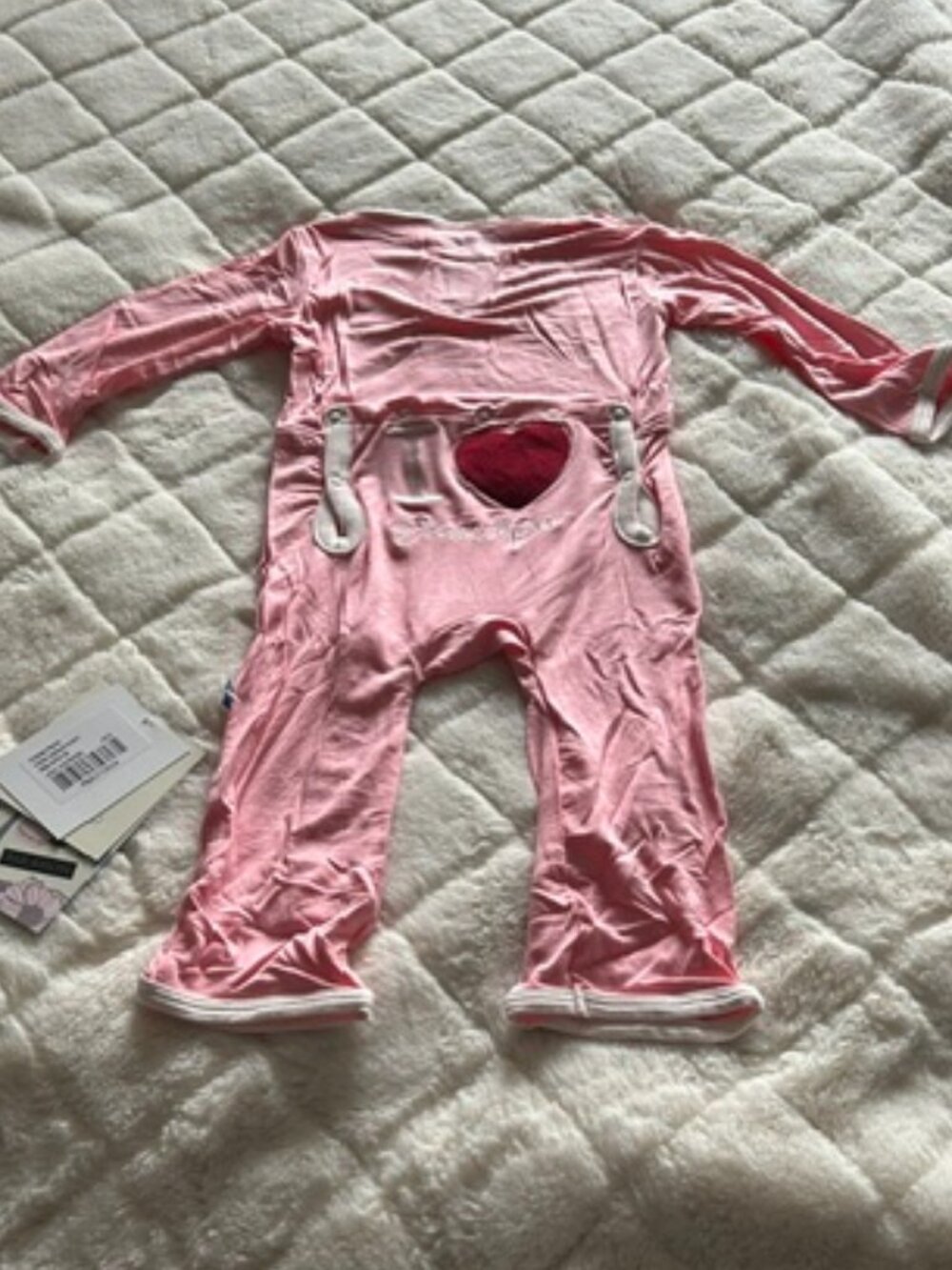 NWT KicKee Pants I Love Grandpa Snap Romper - 6-9 Mos.